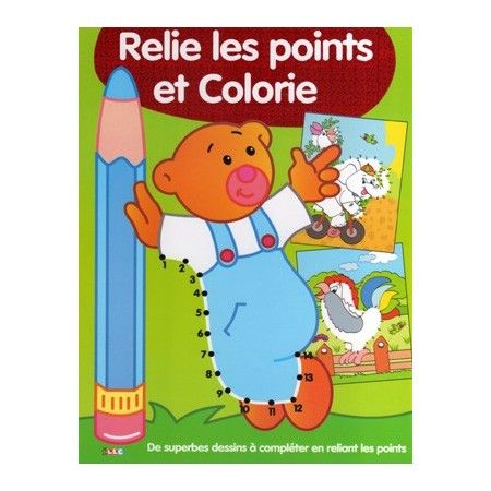 Relie les points et colorie - 9782754206716