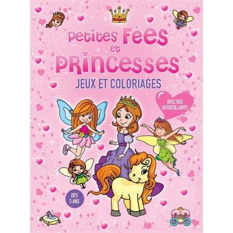 Petites fées et princesses avec autocollants