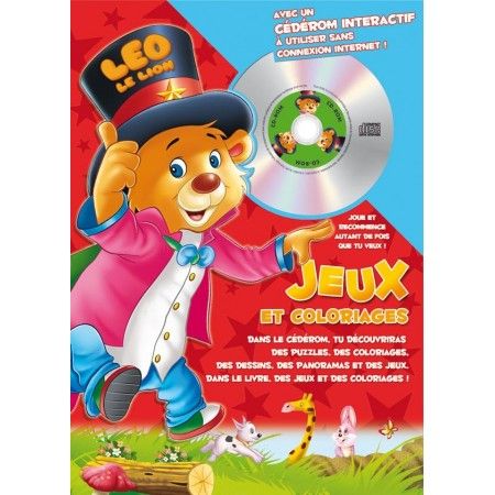 Leo Le Lion - Jeux & Coloriages & CD Rom