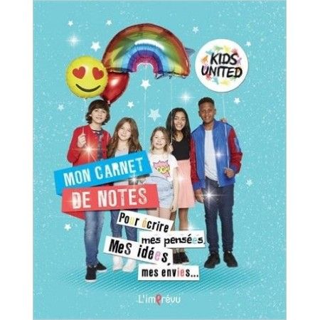 Mon carnet de notes Kids United  - 9791029505294