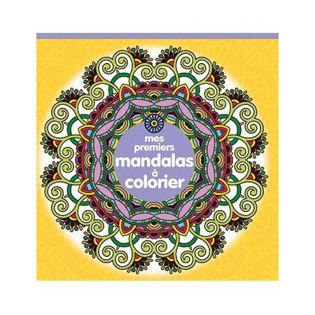 Mes premiers Mandalas à colorier (jaune) - 9782754217682