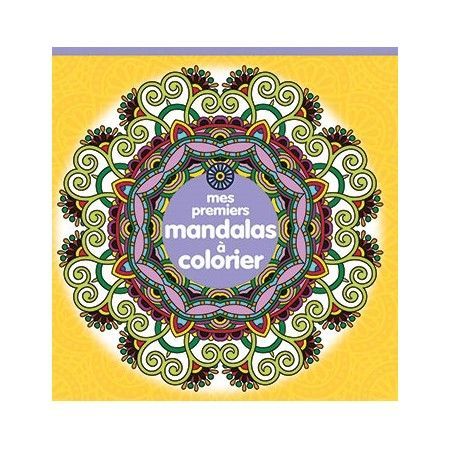 Mes premiers Mandalas à colorier (jaune)