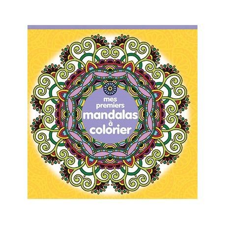 Mes premiers Mandalas à colorier (jaune)