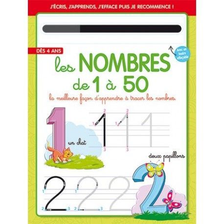 Les nombres de 1 à 50