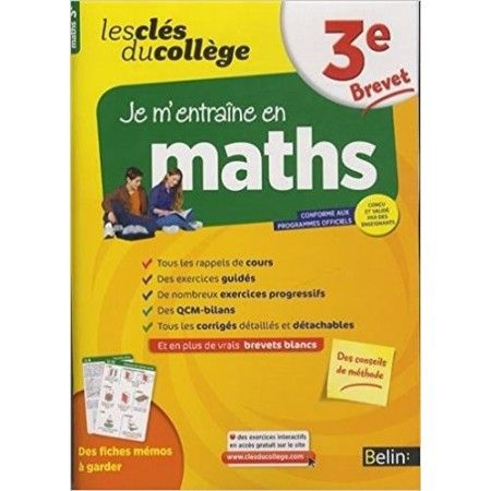 Clés du collège - Maths 3e - Brevet 