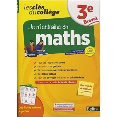 Clés du collège - Maths 3e - Brevet