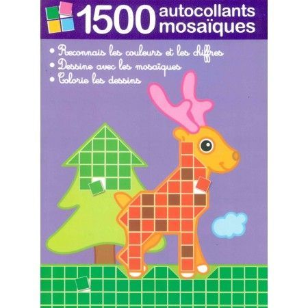 1500 autocollants mosaïques - 9782754214711