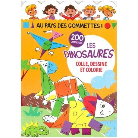 Au pays des gommettes - les dinosaures