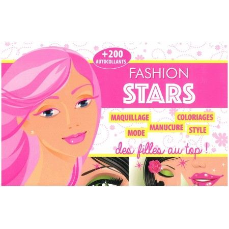 Fashion stars - des filles au top (bloc géant) - 9782754218771