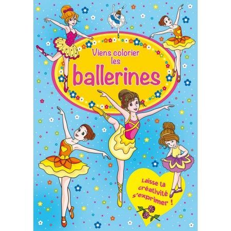 Viens colorier les ballerines