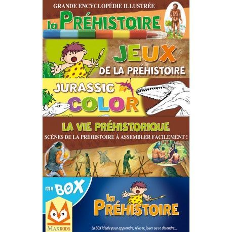 Ma box La Préhistoire  Coffret