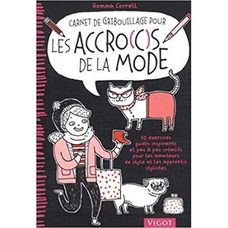 Carnet de gribouillage pour les accro(c)s de la mode