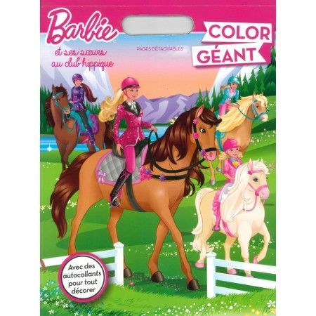 Color géant Barbie et ses soeurs hippiques