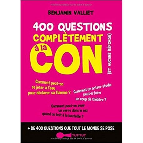 400 questions complètement à la con