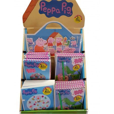 Présentoir comptoir Peppas pig  (40 livres)