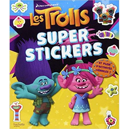 Dreamworks Trolls - Super stickers - 9782017035824