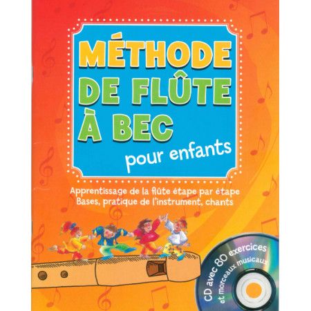 Méthode de flûte à bec pour enfants - 9783625134008