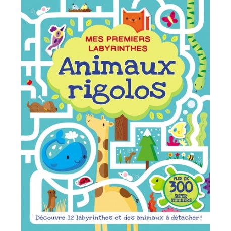 Mes premiers labyrinthes - Animaux rigolos