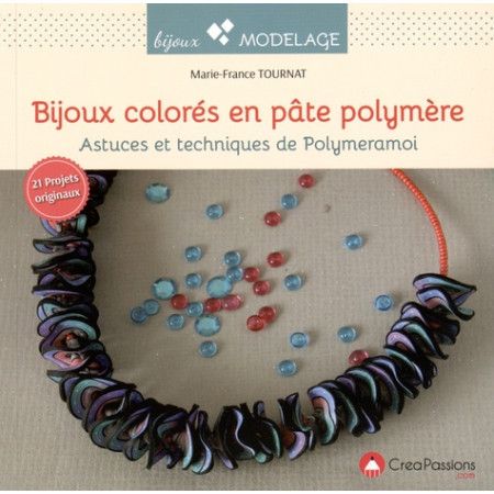 Bijoux colorés en pâte polymère