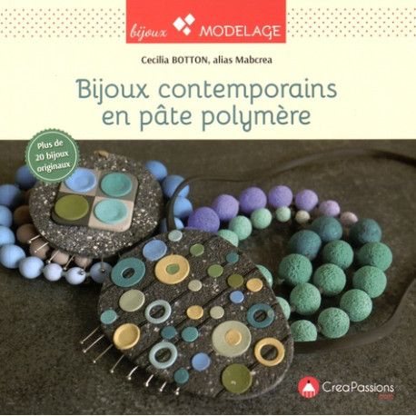 Bijoux contemporains en pâte polymère