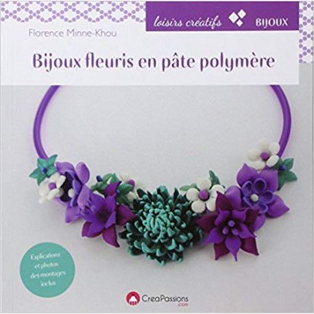 Bijoux fleuris en pâte polymère