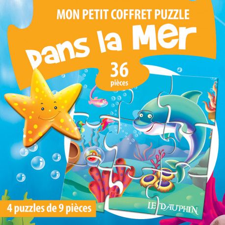 Mon petit coffret puzzle  Dans la mer