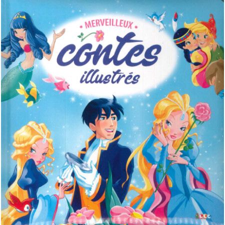 Merveilleux contes illustrés (bleu)