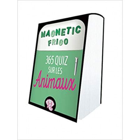 Magnetic frigo 365 quizz animaux