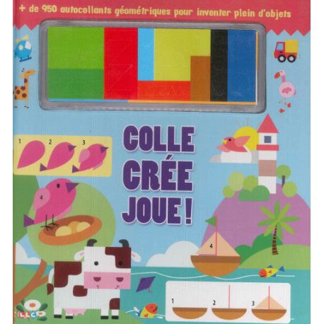 Colle, crée, joue  + de 950 autocollants