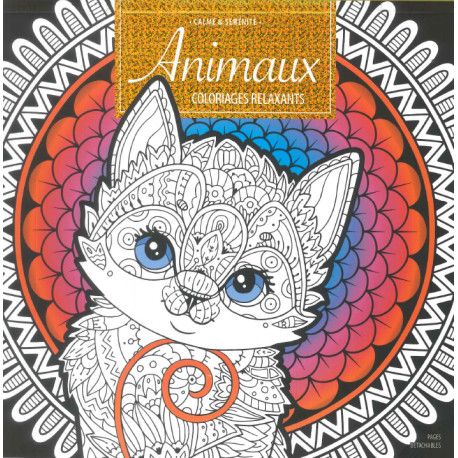 Calme et sérénité  Animaux  Coloriages relaxants