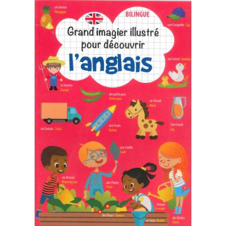 Grand imagier illustré pour découvrir l'anglais