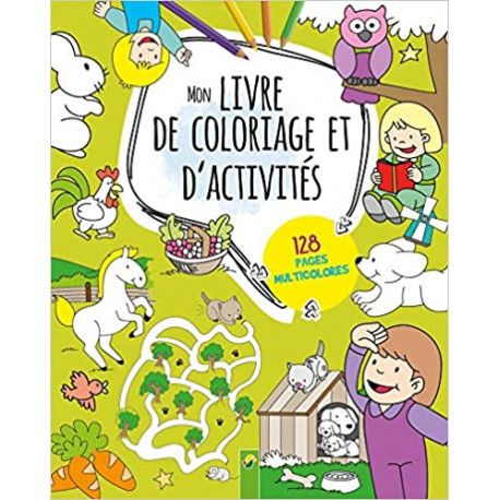 Mon livre de coloriage et d'énigmes