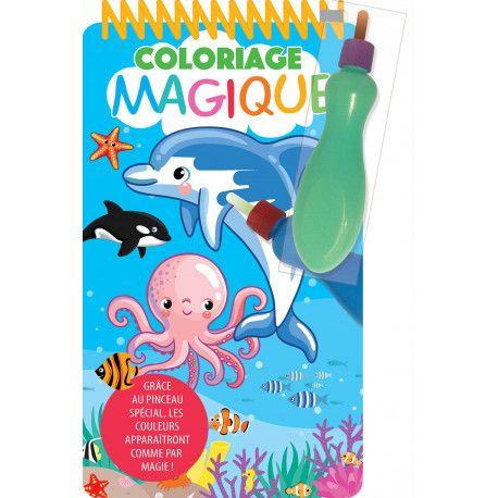 Coloriage magique Fonds sous-marins