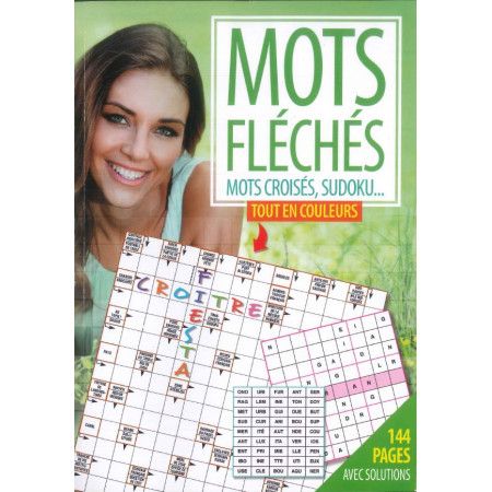 Mots fléchés, mots croisés, sudoku (VERT)