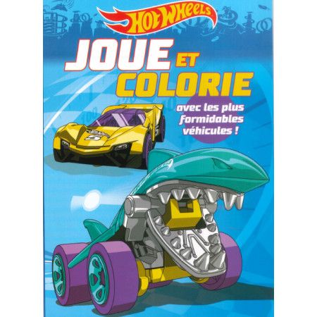 Hot Wheels  Joue et colorie - 9782754224062