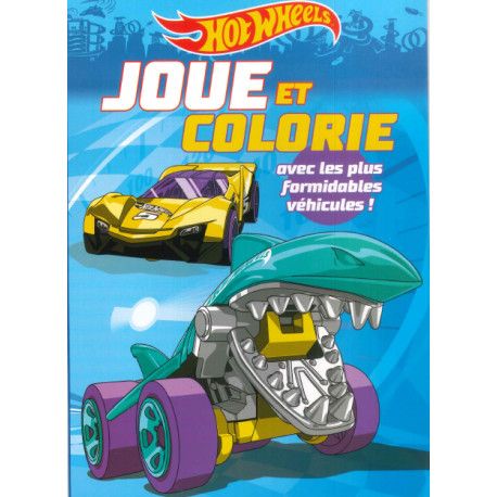 Hot Wheels  Joue et colorie