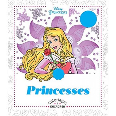Coloriages à encadrer Disney Princesses - 9782017095682
