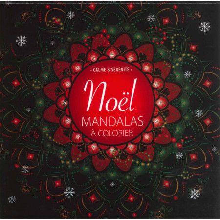 Noël,  Mandalas à colorier