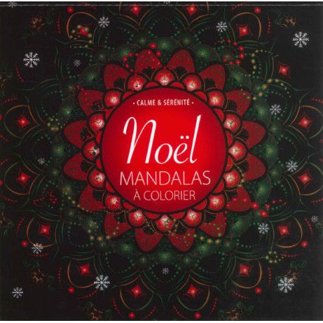 Noël,  Mandalas à colorier