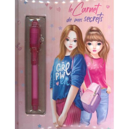 Le carnet de mes secrets + stylo magique à l'encre invisible - 9782754224505