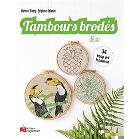 Tambours brodés - Déco