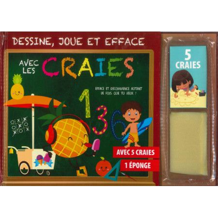 Dessine, joue et efface avec les craies