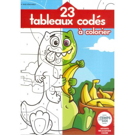 23 tableaux codés à colorier