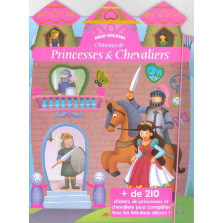 Déco-stickers  Châteaux de Princesses et chevaliers - 9782754225403