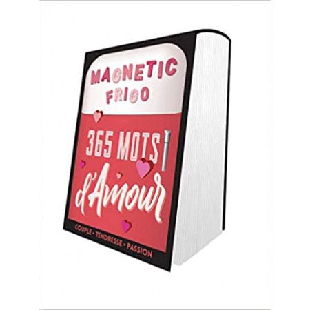 Magnetic frigo 365 mots d'amour