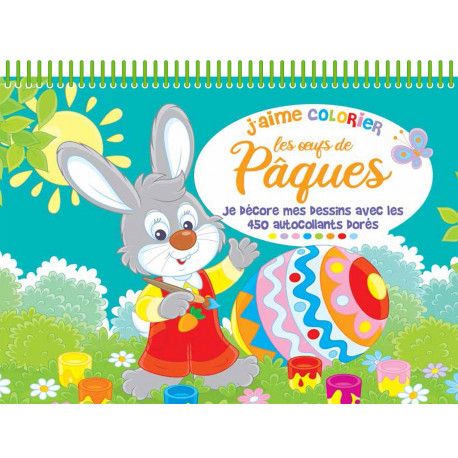 J'aime colorier les oeufs de Pâques