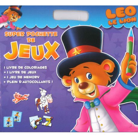 Leo le lion - Super pochette de jeux