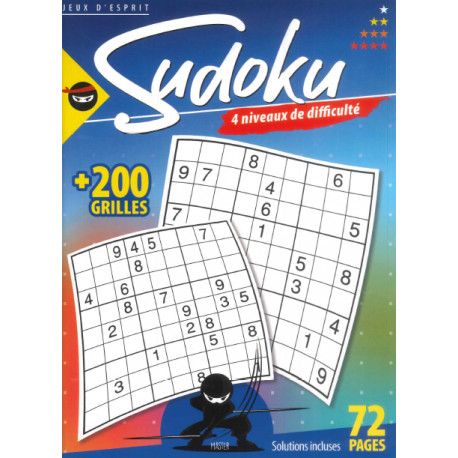 Sudoku + de 200 grilles  (ninja)