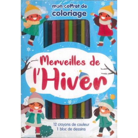 Mon coffret de coloriage Merveilles de l'hiver