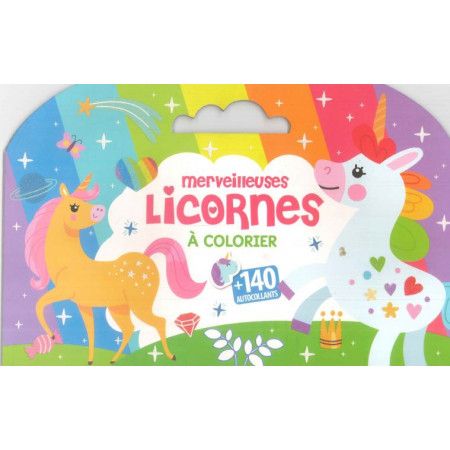 Merveilleuses licornes à colorier